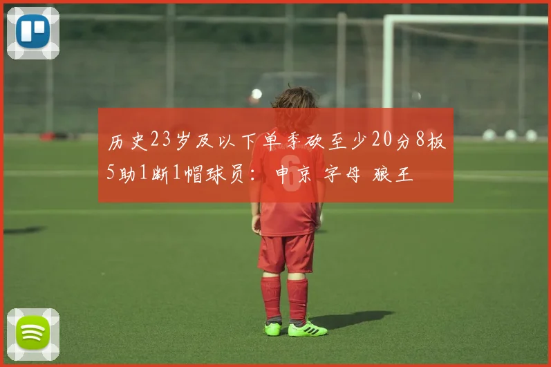 历史23岁及以下单季砍至少20分8板5助1断1帽球员：申京 字母 狼王